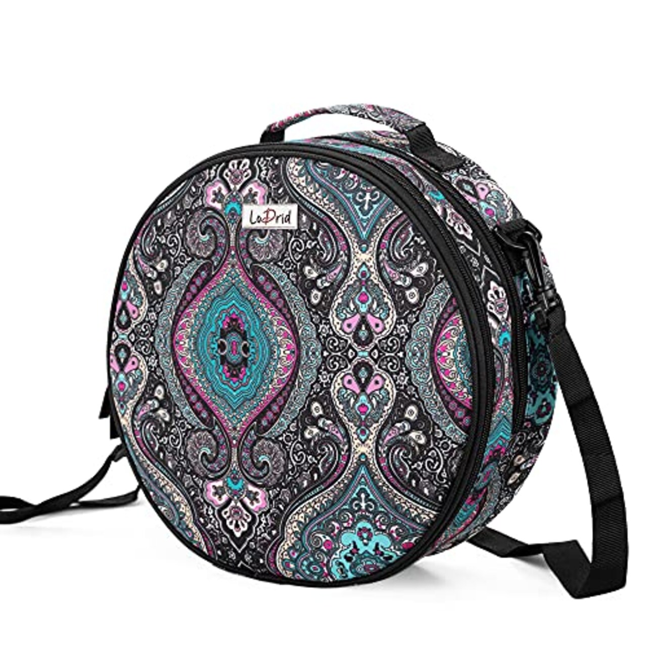 LoDrid Embroidery Bag, Double-Layer Round Embroidery Project